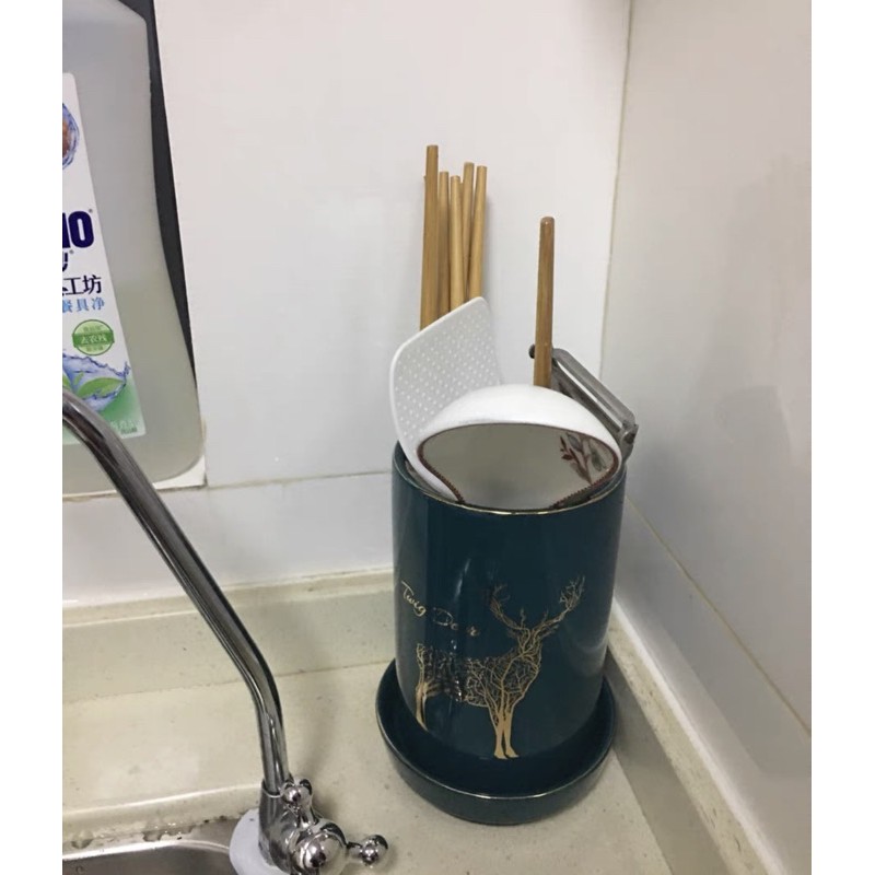 Ống đựng đũa , thìa , dĩa gốm sứ cao cấp