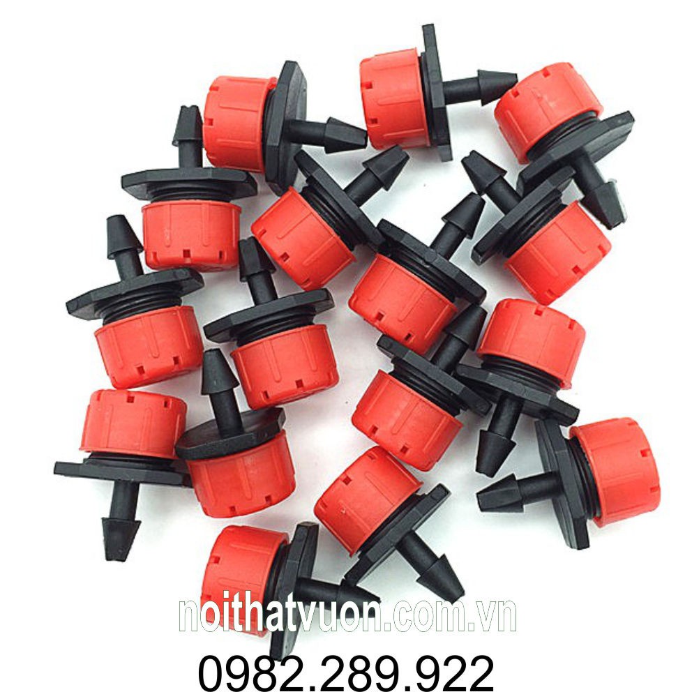 Tưới nhỏ giọt - 10 béc tưới nhỏ giọt bù áp 8 tia