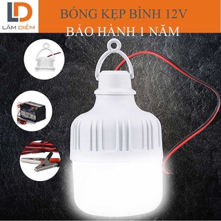 BÓNG ĐÈN LED KẸP BÌNH ẮC QUY 12V