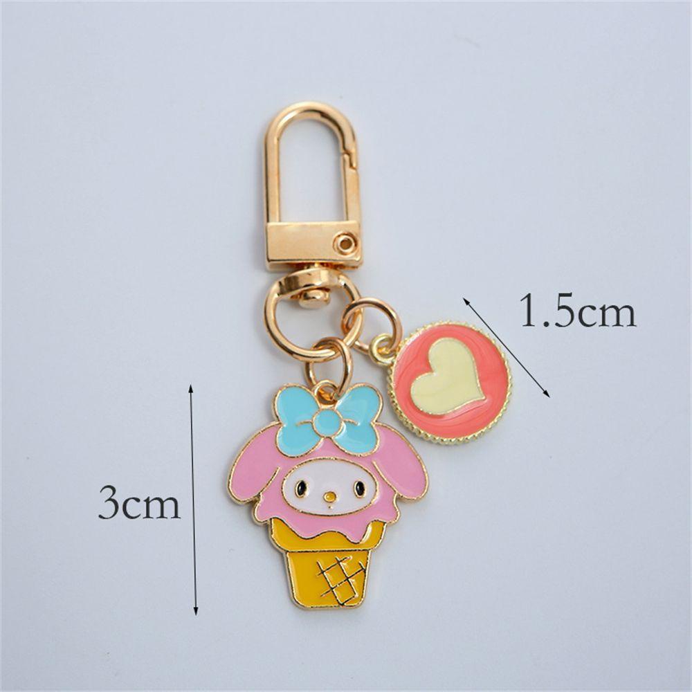 Móc Chìa Khóa Kim Loại Họa Tiết Hoạt Hình Anime Sáng Tạo Cho Cặp Đôi Giá Đỡ