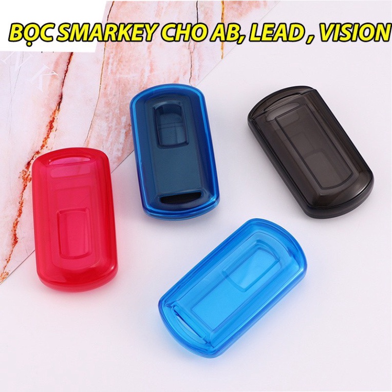 BỌC SMARKEY TRONG SUỐT CHO AB, LEAD, VISION, VARIO ( LOẠI 2 NÚT) Ảnh thật Sp
