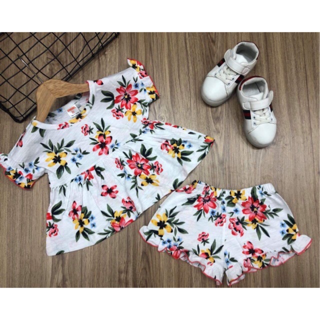 Combo bộ dài bé gái