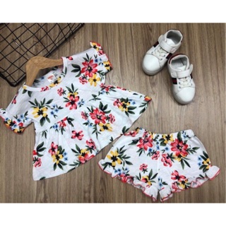 Combo bộ dài bé gái