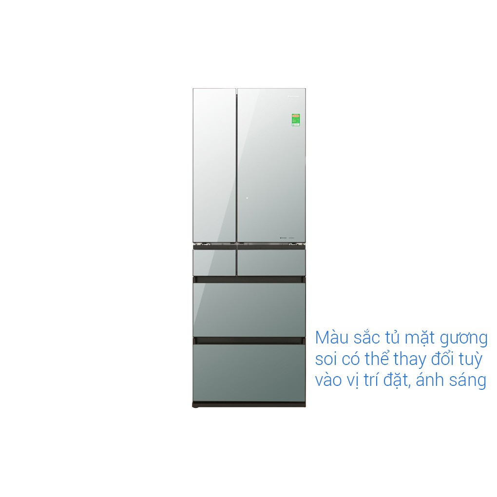 [CHỈ GIAO TẠI HCM] - Tủ Lạnh 6 Cánh Panasonic 491 Lít NR-F503GT-X2 - Bảo Hành 3 Năm - Hàng Chính Hãng