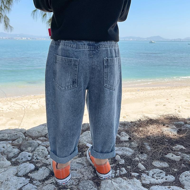 Quần Jean Ống Rộng Co Giãn Dễ Phối Đồ Phong Cách Hàn Quốc Mới Cho Nam