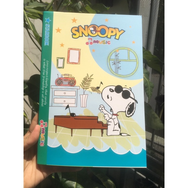 Tập sinh viên Snoopy 200 trang, định lượng 60gsm, 5 quyển/ bloc