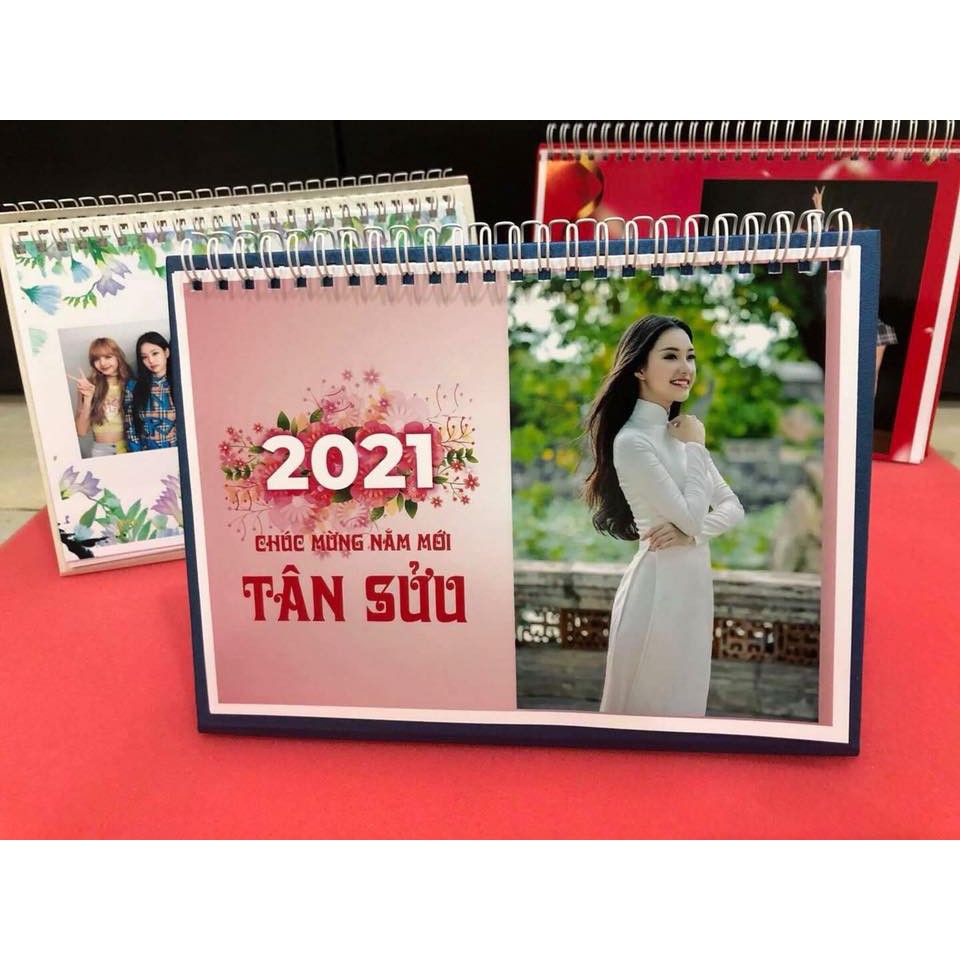 ( Hot 2021 Mua 2 tặng 1)Lịch Để Bàn, Treo Tường Thiết Kế Cho Bé, Mẹ, Gia đình, Tết 2021 Tranh Trí Nhà Cửa