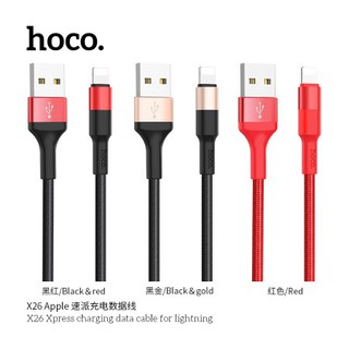 Cáp sạc iphone Hoco X26 chính hãng - Cáp sạc Hoco X26 cổng lightning chính hãng