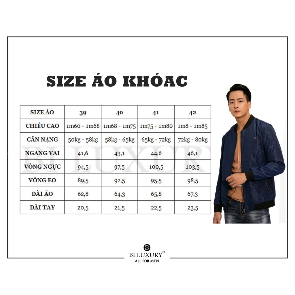 Áo khoác gió bomber hai lớp Biluxury 4AG2T010 kiểu dáng cổ điển lịch lãm hợp thời trang | BigBuy360 - bigbuy360.vn