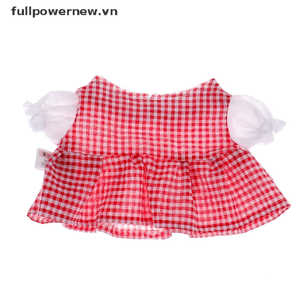 Đồ búp bê bằng vải bông dày gồm áo kính và túi đựng kính đáng yêu phù hợp kích thước 30cm