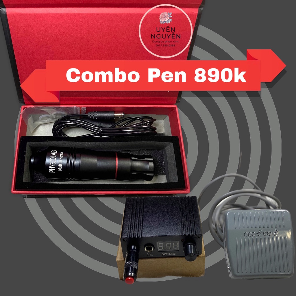 Combo máy Pen Physiolab / Bộ máy pen / dcpx Uyên Nguyễn  - DCPX Eve