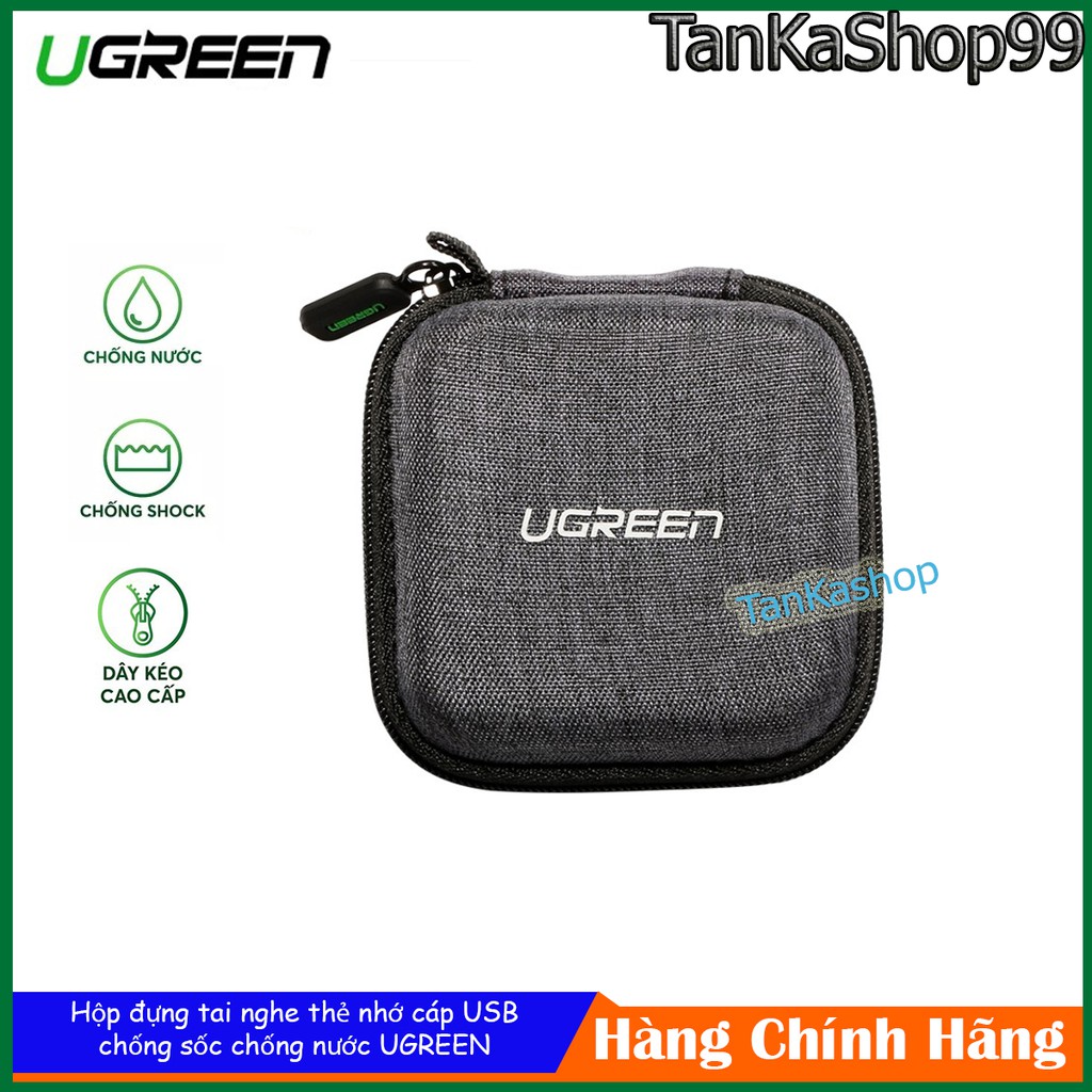 Hộp Đựng Phụ Kiện Công Nghệ Chống Nước Ugreen Cỡ Nhỏ Kích Thước 8 * 8 * 4cm