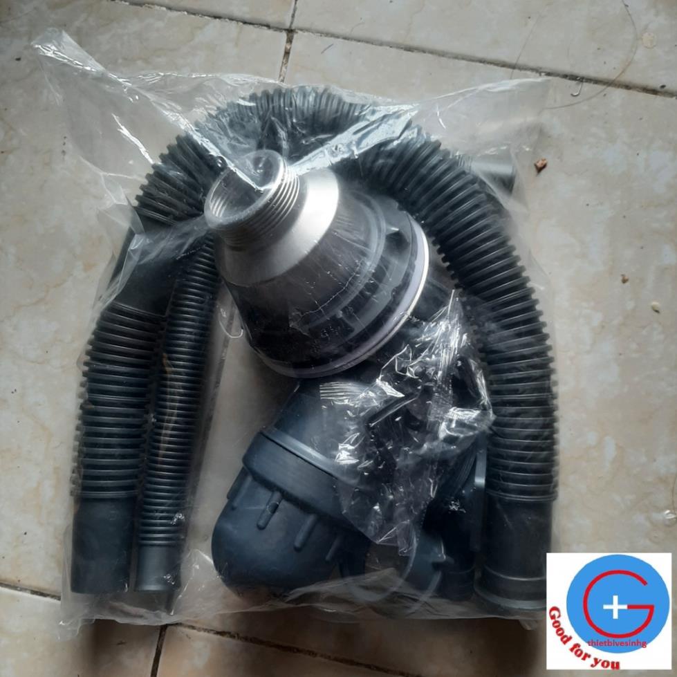 BỘ XI PHÔNG XẢ NƯỚC CHẬU RỬA CHÉN BÁT ĐƠN INOX- bầu 110 mm