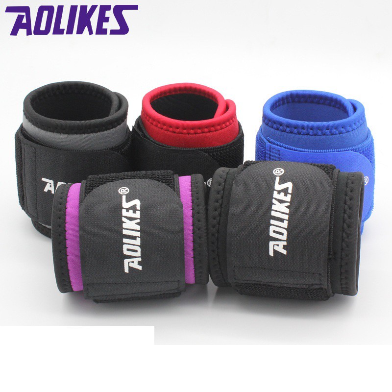 Đai Cuốn Cổ Tay Tập Tạ, Tập GYM Chơi Thể Thao AOLIKES - AL7936