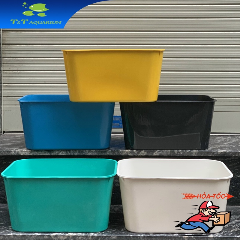 Khay Nhựa 7 Lít - Thùng Nhựa Nuôi Cá Mini Giá Rẻ