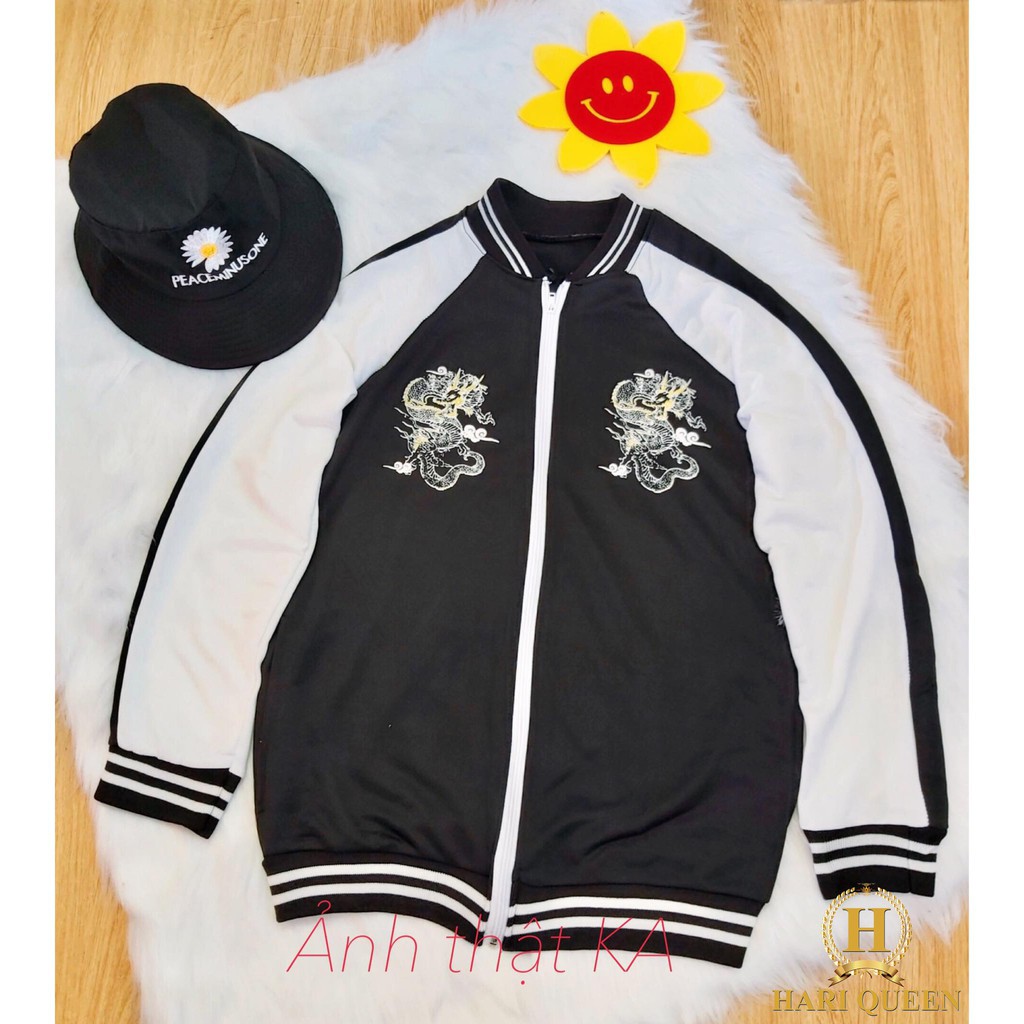 Áo khoác bomber rồng cá tính