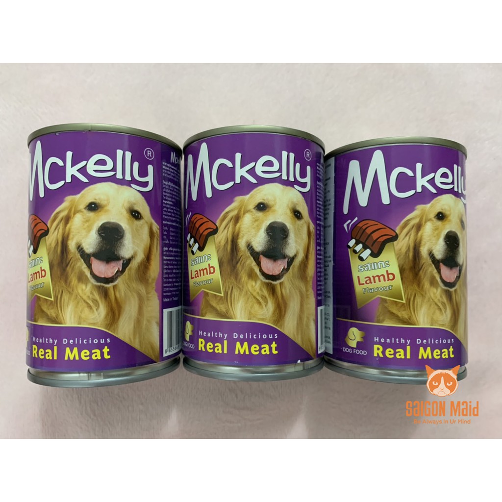 Pate lon cho chó MCKELLY 400gr nhập khẩu Thái Lan hương vị cừu