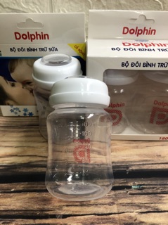 Bộ đôi bình trữ sữa Dolphin