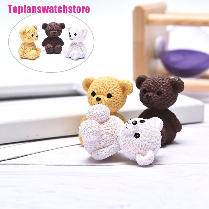 [Toplan] Tượng Gấu Dễ Thương Trang Trí Vườn Thu Nhỏ