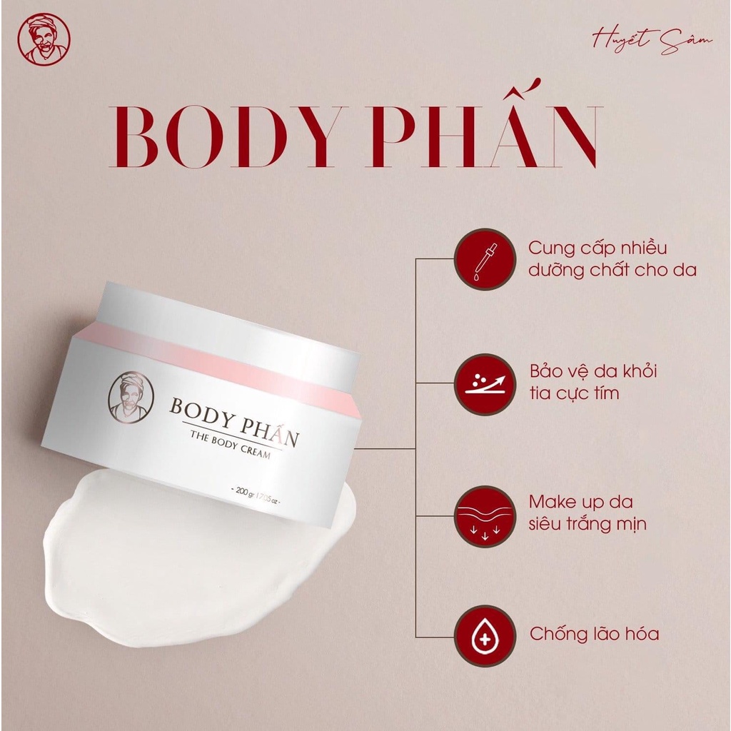 KEM BODY PHẤN BÀ LÃO