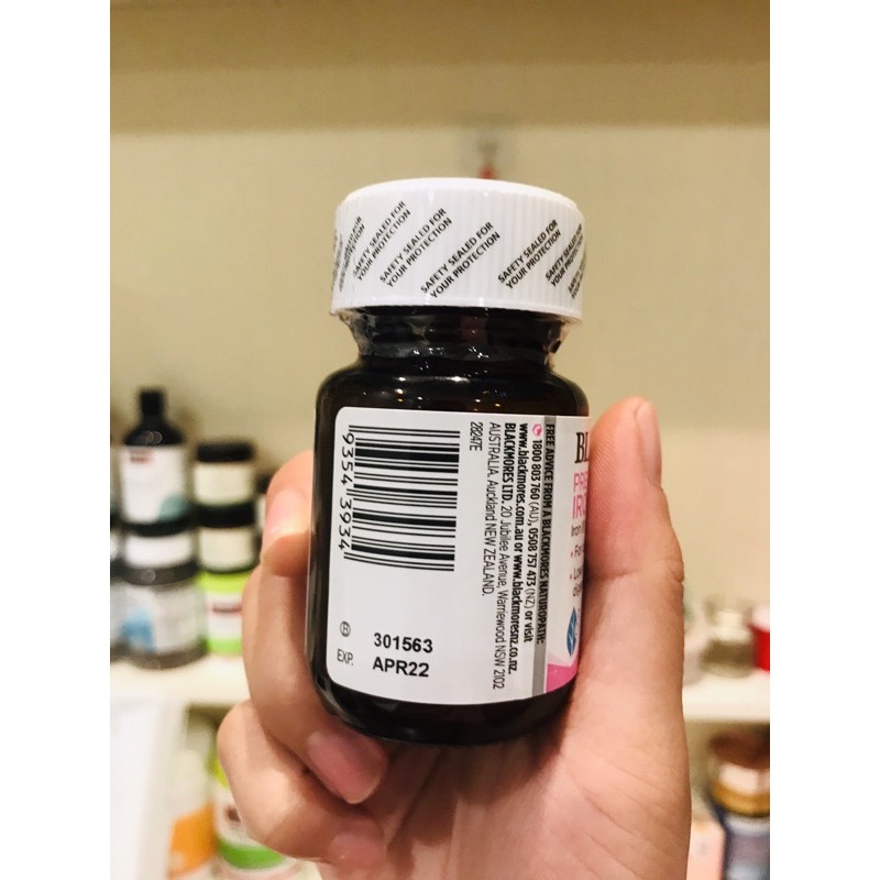 Sắt Bầu Blackmores 30 Viên Úc