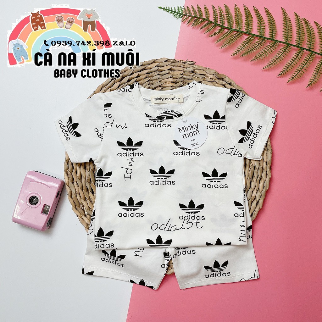 Bộ Minky Mom COTTONFREESHIPHàng Chuẩn Cao Cấp Ngắn Tay Họa Tiết Dể Thương Cho