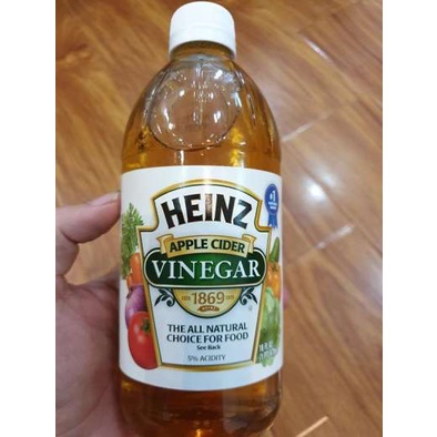 [HEINZ] GIẤM TÁO 473ML CHAI NHỰA DATE 3/23