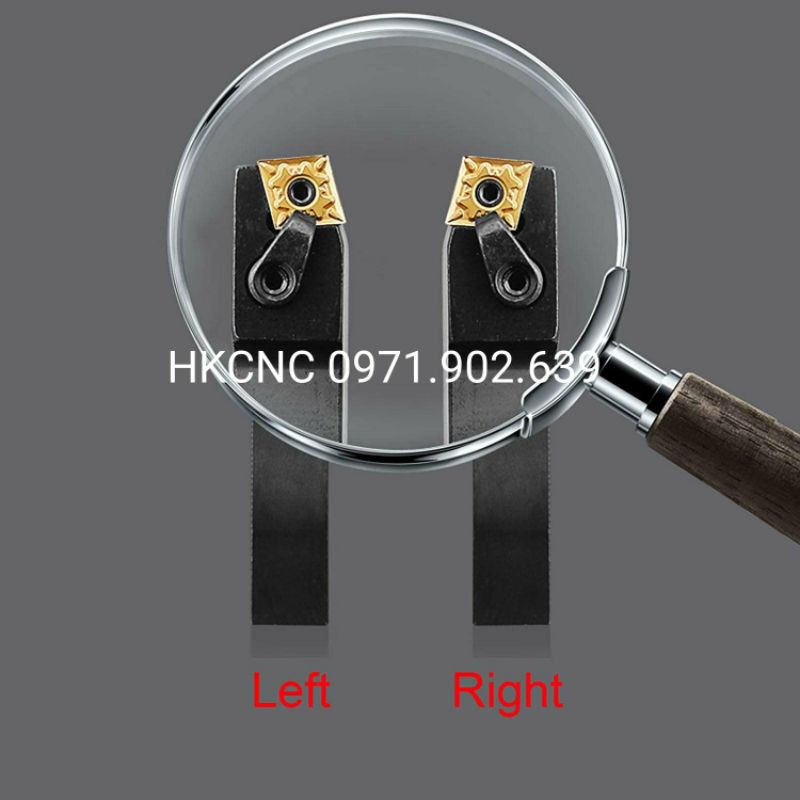 CÁN DAO TIỆN LƯNG NGOÀI, CÁN DAO TIỆN THÔ, GẮN MẢNH 2 MẶT CNMG12 CNMG12 CNMG16: MCLNR, MCLNL, MCBNR(Mã 5040)