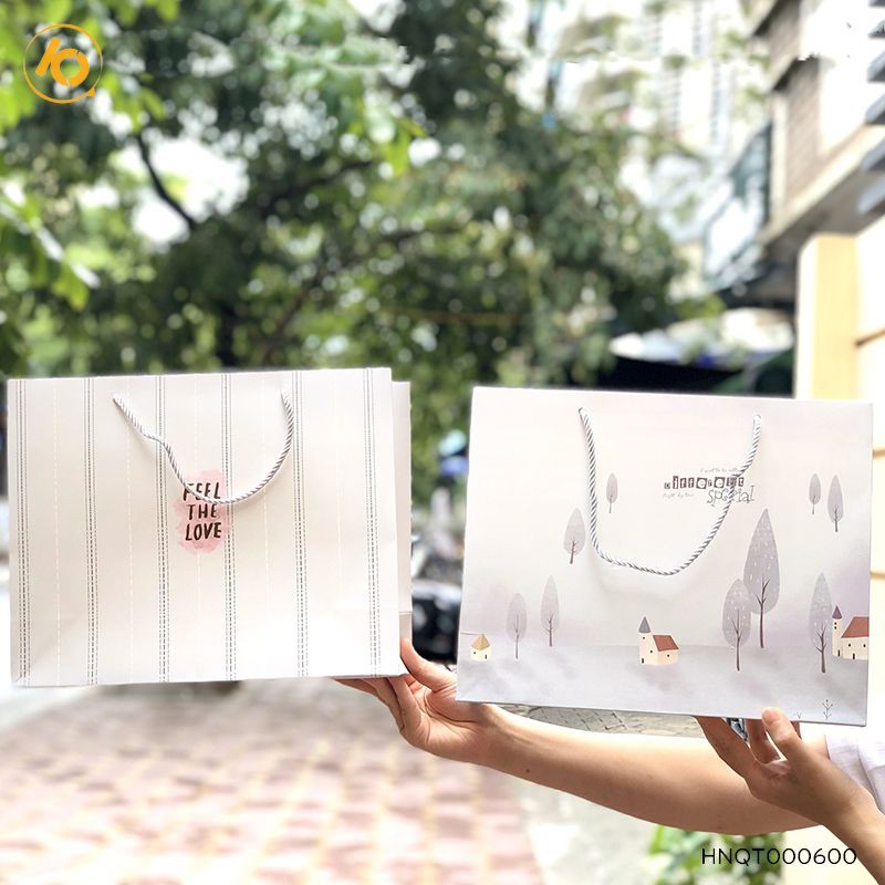 Túi quà giấy đẹp,Túi đựng quà có dây xách cầm tay dùng trong sự kiện ,ngày lễ - SP005186