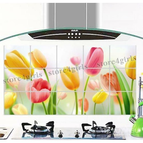 Miếng Dán Tường Nhà Bếp, Giấy dán tường, Decal dán tường chịu nhiệt cao, chống bắn dầu mỡ, trang trí căn bếp hiện đại