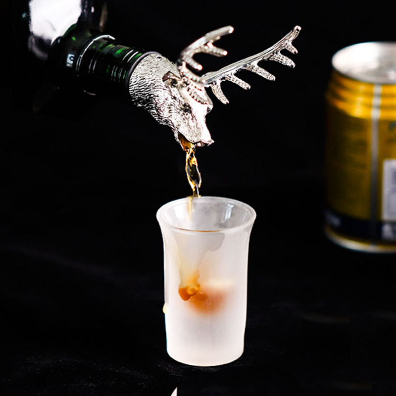 25-70ml Crystal Cup Shot Toughened Glass Cup Creative High Spirits White Wine glasses Drinking Thick Bottom Liquor whisky