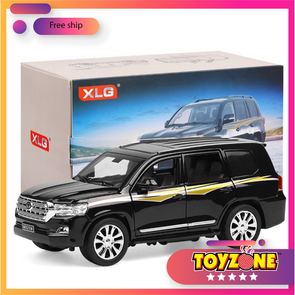 Xe Toyota Land Cruiser PRADO  mô hình hợp kim tỉ lệ 1:24 chính hãng XLG (Mạnh mẽ đến từng chi tiết)