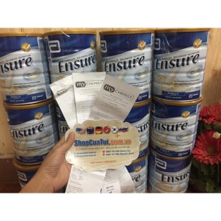 Ensure Úc 850g có 2 vị lựa chọn: Vị Vanilla và Chocolate ạ!