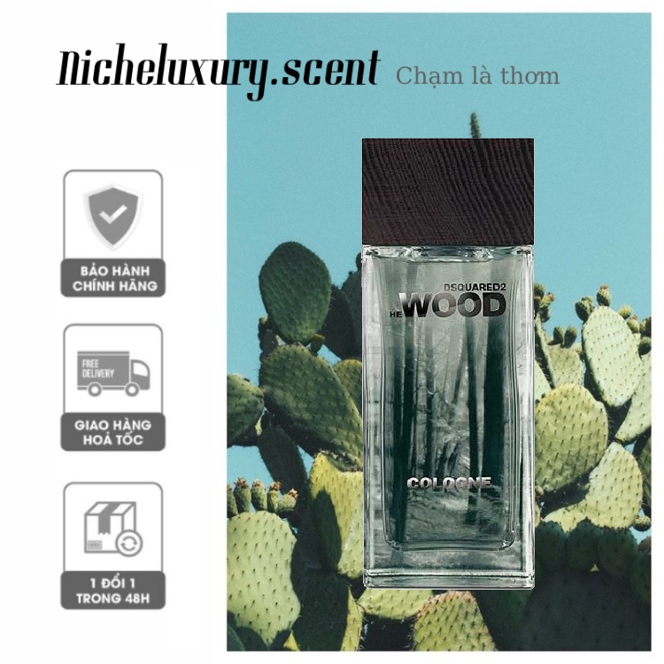 🅽🅸🅲🅷🅴 - Nước hoa nam He Wood Cologne của hãng DSQUARED² - 10ml