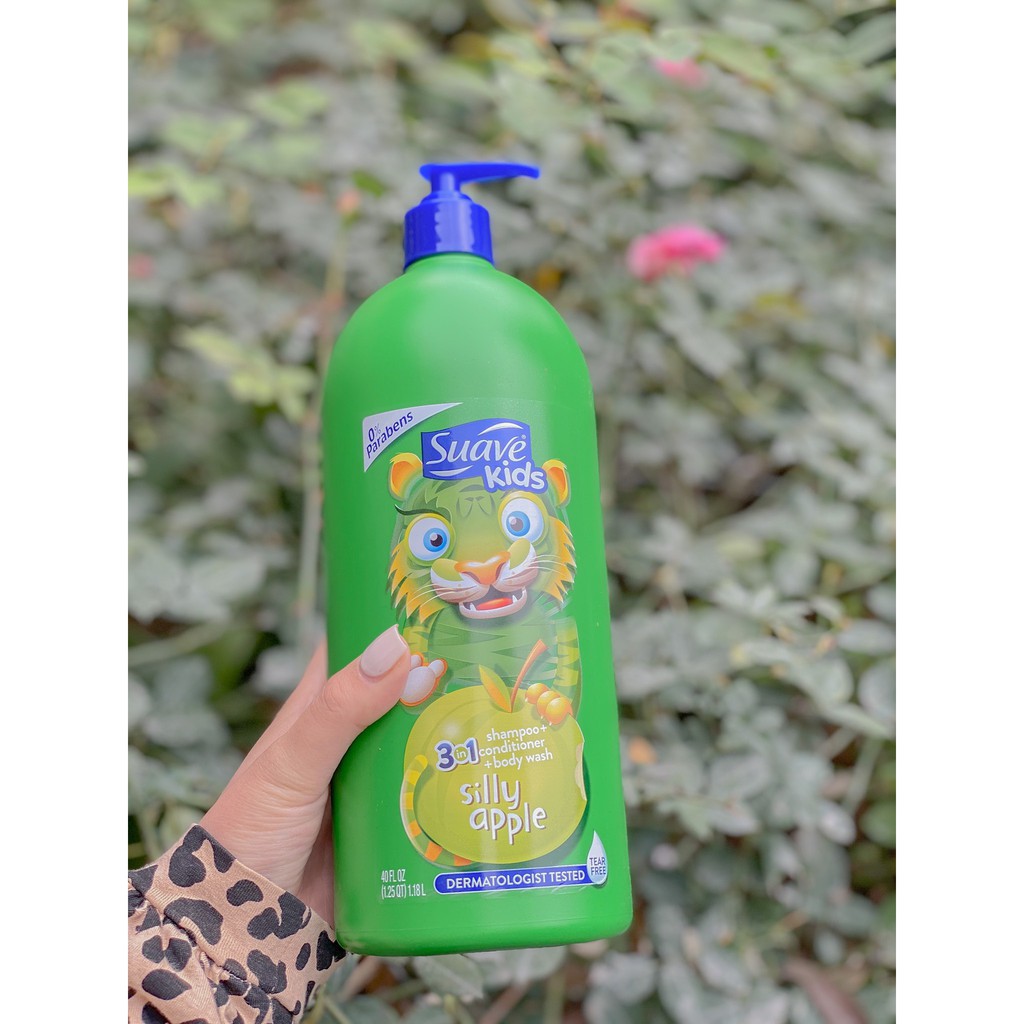 Sữa tắm gội xả Suave Kids 3 in 1