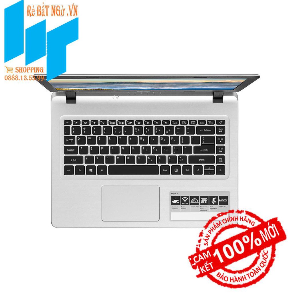 Laptop Acer Aspire 5 A514-51-35NN NX.H6USV.001 14 inch HD_i3-8145U_4GB_1TB HDD_Linux_1.9 kg