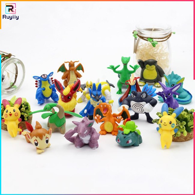 Bộ Sưu Tập 24 Mô Hình Nhân Vật Pokemon 2-3cm Pokémon R3