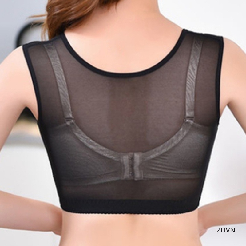 Nịt ngực nữ và lưng đẹp khóa đôi phía trước, nâng ngực, ngực phụ, áo vest điêu khắc cơ thể tập hợp