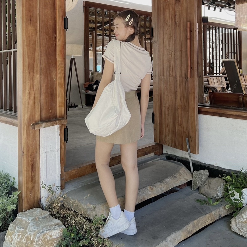 Túi vải canvas đi học to đùng đùng (ảnh thật)