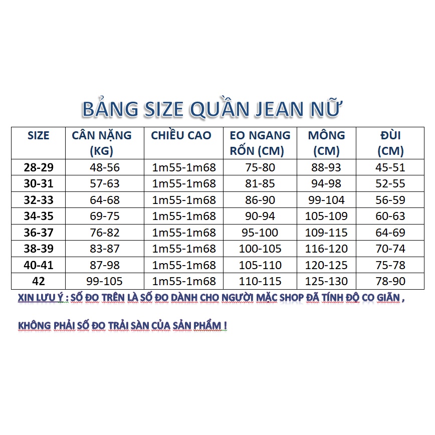 Quần jean nữ lưng cao bigsize từ 50-95kg G-JEANS vải jean co giãn tốt ,quần bò cạp cao size đại ống ôm hơi đứng | BigBuy360 - bigbuy360.vn