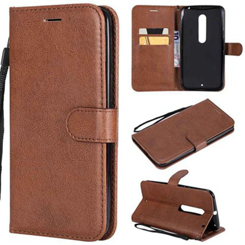 For Motorola MOTO X Style Z force G7 G7 plus Flip Wallet Leather Case