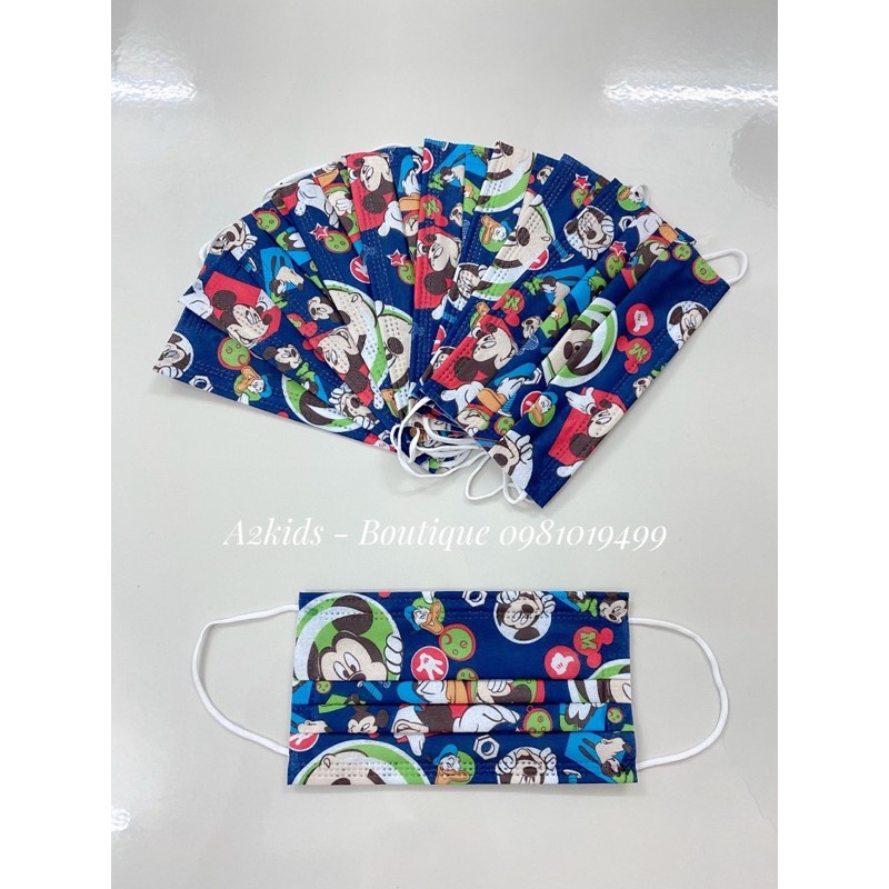 Khẩu Trang Cao Cấp 4 Lớp Hoạ Tiết Hoạt Hình Garcotex Fashion Mask (Phiên Bản Giới Hạn) | BigBuy360 - bigbuy360.vn