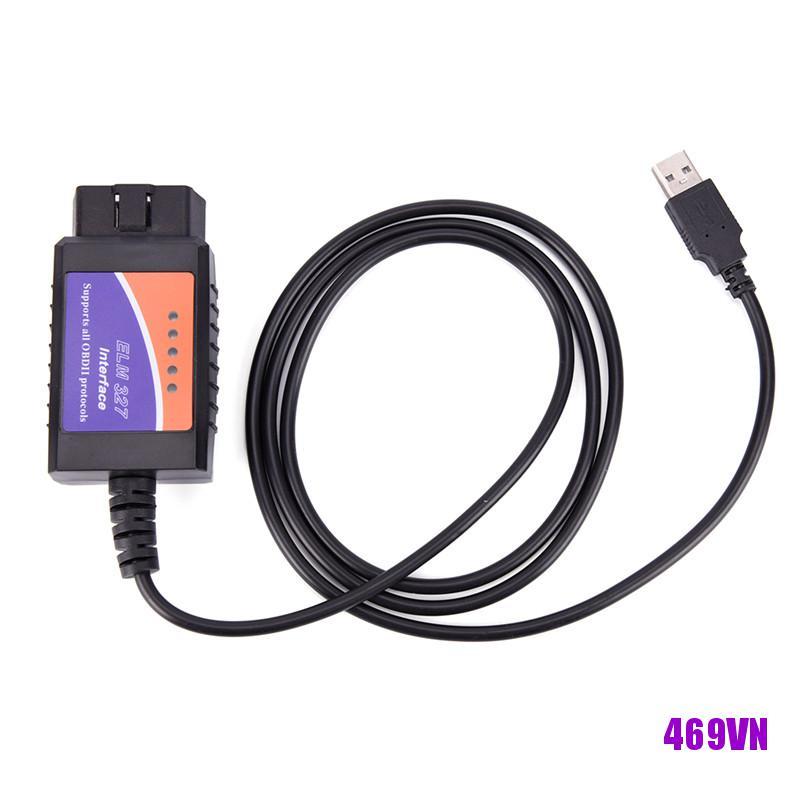 Cáp Chuẩn Đoán Lỗi Ô Tô Elm327 Usb Obd2 Cho Windows Pc Máy Tính