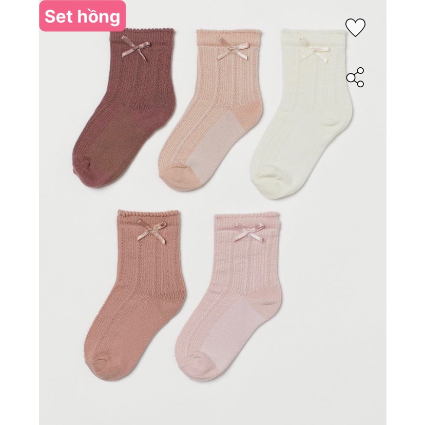 Set tất bé trai bé gái HM