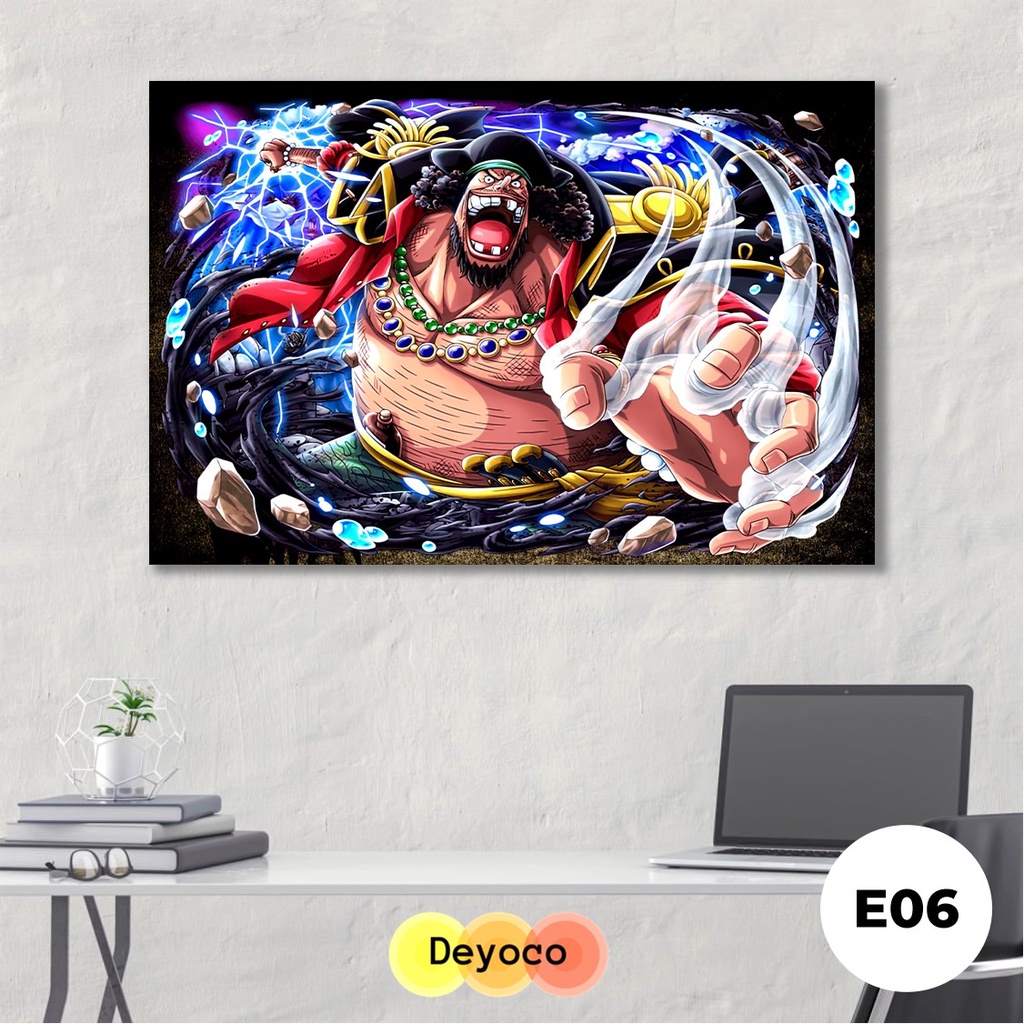 Poster trang trí one piece 3D