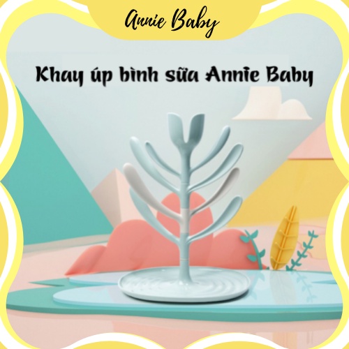 Khay úp, Giá úp bình sữa và núm ty ANNIE BABY hình cây sạch sẽ, tiện lợi