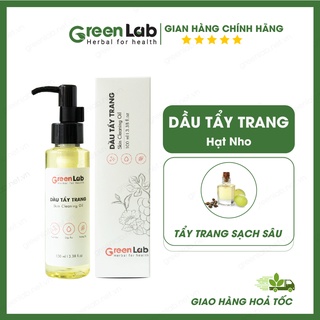 Dầu tẩy trang Hạt Nho - Tẩy trang sạch sâu, dưỡng ẩm da Greenlab