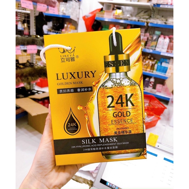 Mặt nạ lụa 24k Luxury cao cấp - Chính hãng nội địa trung - 1 Miếng