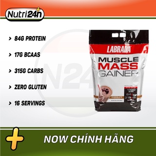 Sữa tăng cân nhanh cho người gầy muscle mass gainer - labrada -12 lbs - hàng chính hãng