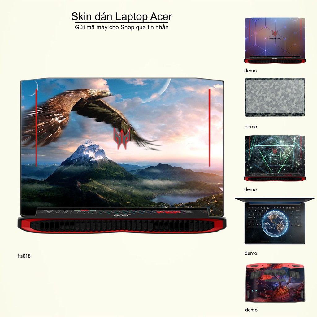 Skin dán Laptop Acer in hình Fantasy nhiều mẫu 2 (inbox mã máy cho Shop)